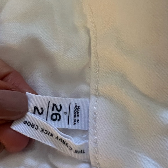 LOFT white skinny jeans size 26/2 Petite - Picture 5 of 5